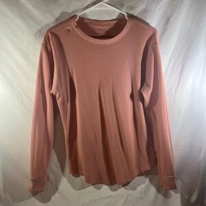 Time and Tru Women's Blush Long Sleeve Tee